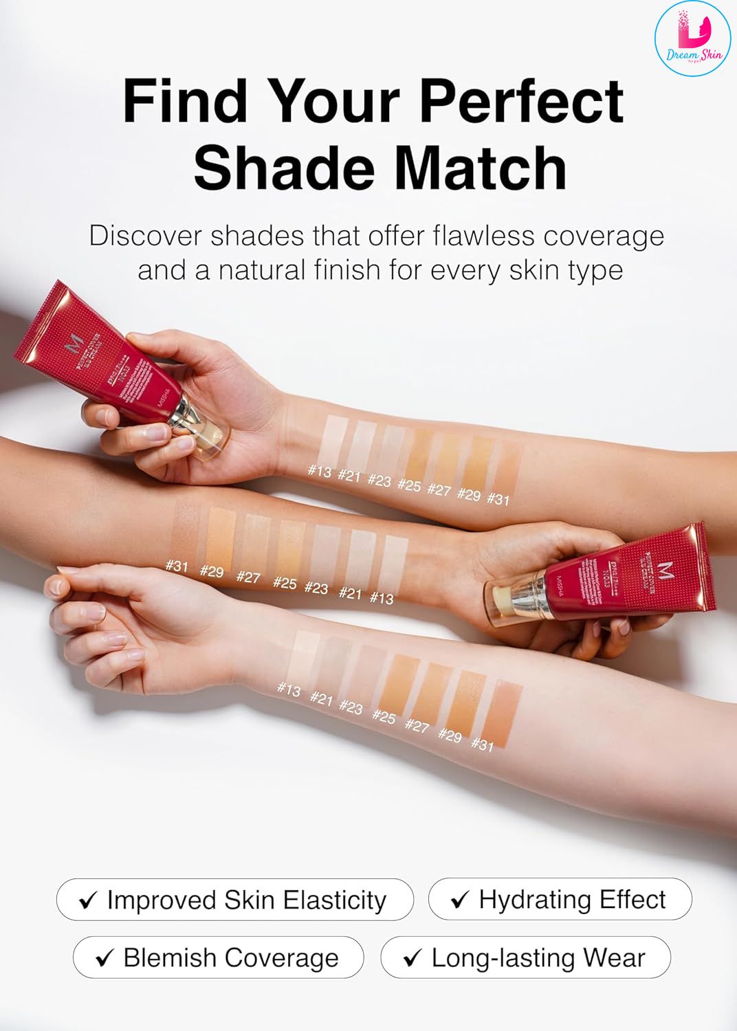 MISSHA M Perfect Cover BB Cream SPF42 PA+++ - 7 Colors [#13 Bright Beige]